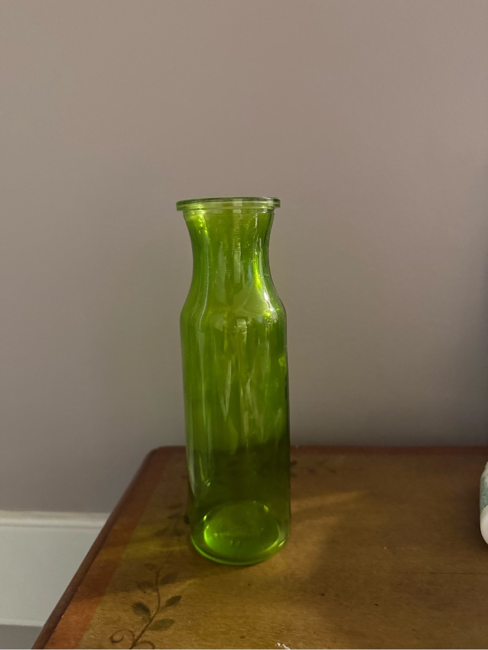 Green Glass Vase